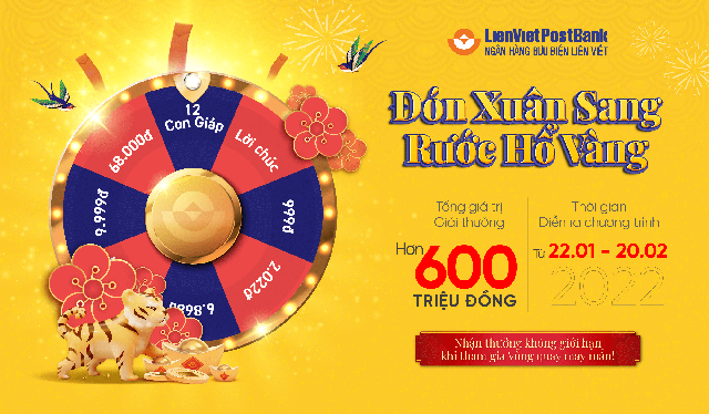  “Đón xuân sang – Rước hổ vàng” cùng LienVietPostBank - Ảnh 1.