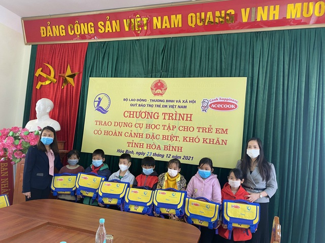 Acecook Việt Nam đồng h&agrave;nh với Quỹ Bảo trợ trẻ em Việt Nam hỗ trợ trẻ em c&oacute; ho&agrave;n cảnh kh&oacute; khăn - Kết nối hạnh ph&uacute;c - Ảnh 4.