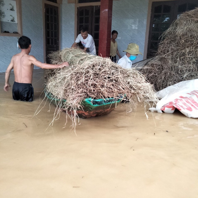 Gần 1.700 hộ dân ở Hà Tĩnh vẫn bị ngập sâu trong nước - Ảnh 3.