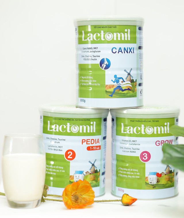 Bộ sản phẩm dinh dưỡng sữa Lactomil kết hợp với tinh chất tổ yến cao cấp từ Nhật Bản  - Ảnh 1.