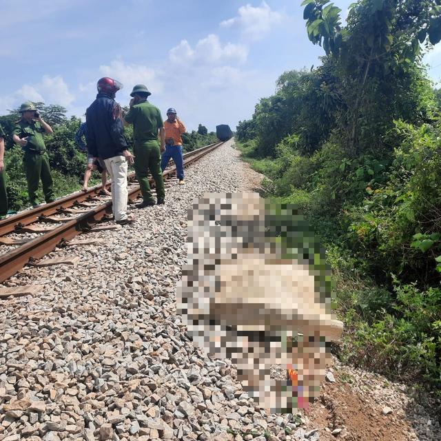 Đi bộ trong khu vực đường sắt, nam thanh niên bị tàu hỏa tông tử vong - Ảnh 1.