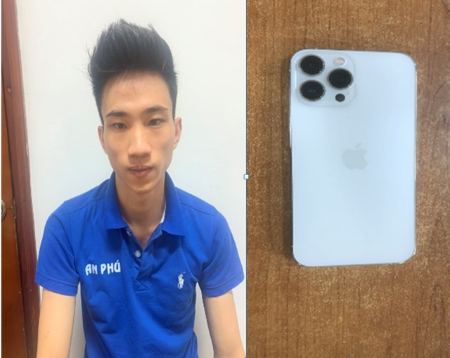 Bắt giữ đối tượng cướp giật iPhone 14 Pro Max của người phụ nữ trên đường - Ảnh 2.