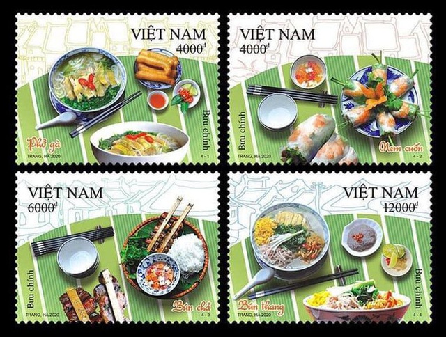 Phát hành bộ tem &quot;Ẩm thực Việt Nam&quot;, tôn vinh nền ẩm thực đến thế giới - Ảnh 4.