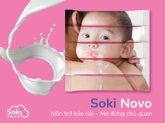 Ra mắt TPBVSK Soki Novo - Giải pháp dành riêng cho trẻ nôn trớ từ sữa - Ảnh 1.