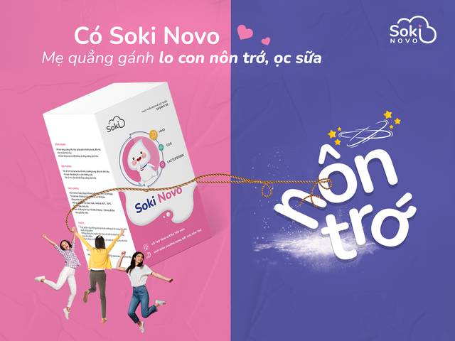 Ra mắt TPBVSK Soki Novo - Giải pháp dành riêng cho trẻ nôn trớ từ sữa - Ảnh 2.