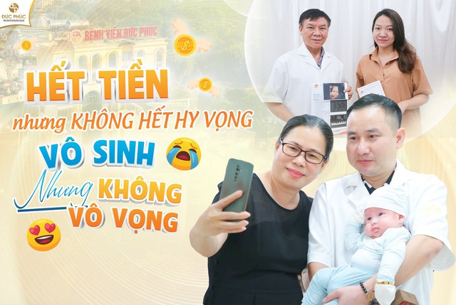 Cái kết viên mãn cho cặp vợ chồng hiếm muộn nhờ phương pháp điều trị vô sinh thế hệ mới IVF 55 triệu đồng. - Ảnh 1.