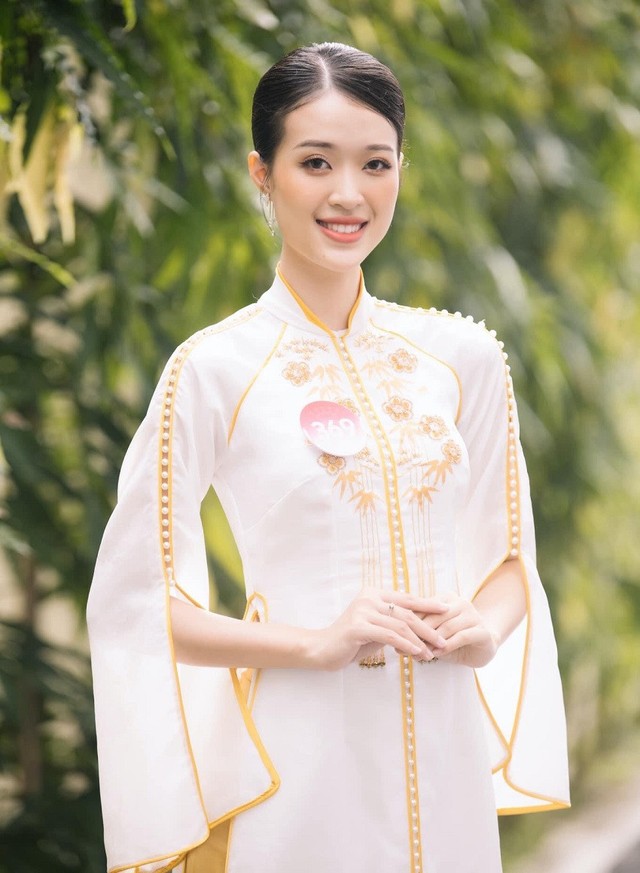 Nữ sinh Huế chiều cao khủng nhất Hoa hậu Việt Nam vào Top 3 thời trang - Ảnh 4.