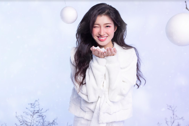 &quot;Á hậu xứ Thanh&quot; Phương Nhi hóa công chúa tuyết trong bộ ảnh Giáng Sinh   - Ảnh 4.