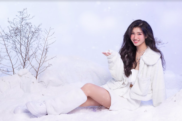 &quot;Á hậu xứ Thanh&quot; Phương Nhi hóa công chúa tuyết trong bộ ảnh Giáng Sinh   - Ảnh 7.