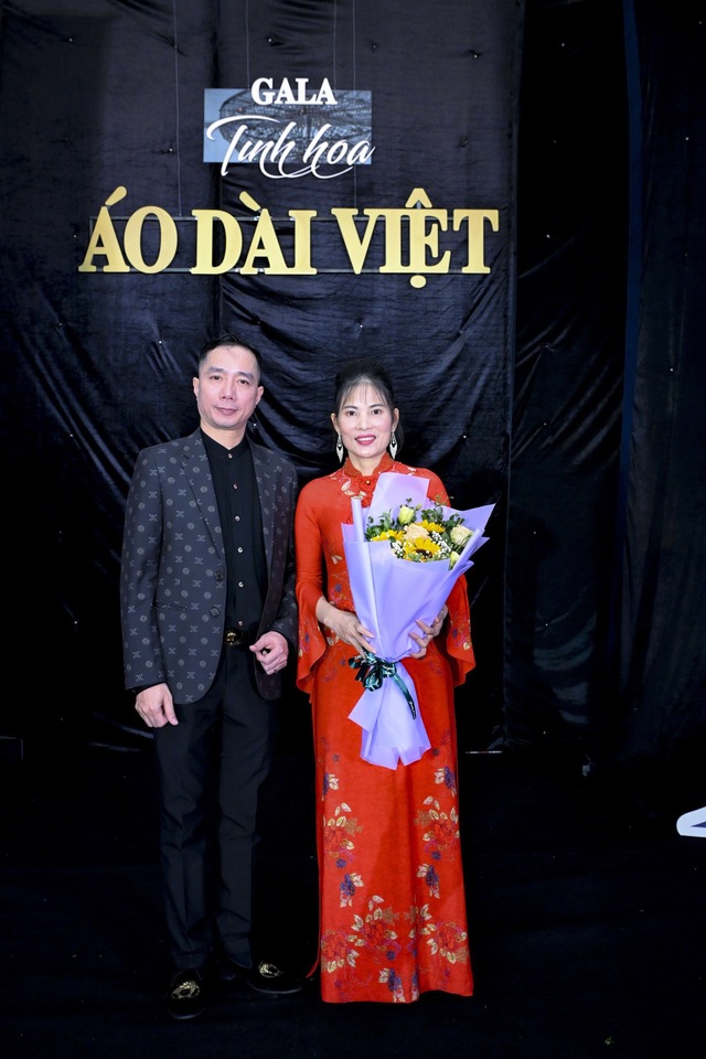 NTK Lanise mang BST Di sản Hà Nội trình diễn show Tinh hoa áo dài Việt của Đỗ Trịnh Hoài Nam 
 - Ảnh 12.