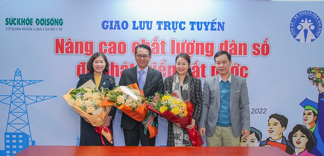 Đang giao lưu trực tuyến: “Nâng cao chất lượng dân số để phát triển đất nước nhanh và bền vững” - Ảnh 1.