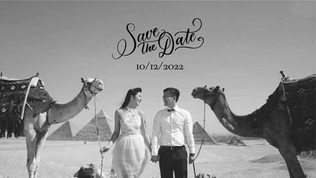 Hoa hậu Ngọc Hân và chồng - nhân viên ngoại giao khoe ảnh cưới tại Ai Cập đẹp long lanh - Ảnh 2.