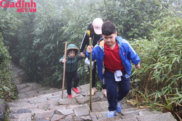 Bất chấp thời tiết mưa, lạnh hàng nghìn du khách đổ về Yên Tử cầu may - Ảnh 8.