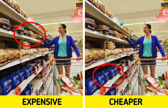 Sai lầm khi mua sắm ở siêu thị: Chỉ lấy đồ ngang tầm tay mà không nhìn xuống dưới, bạn nên nhớ vị trí đặt sản phẩm ở đây không phải ngẫu nhiên - Ảnh 1.