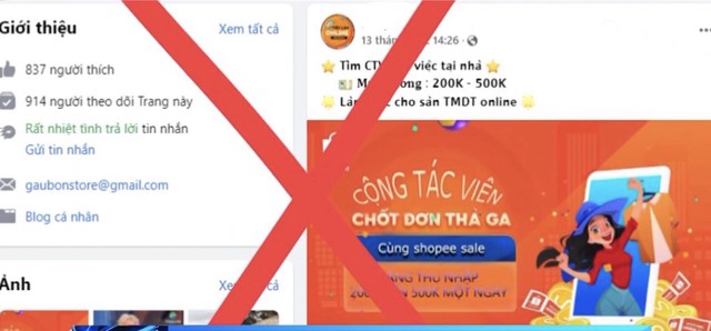 Thanh Hóa: Chiêu trò lừa đảo tuyển cộng tác viên mua, bán hàng trên sàn thương mại điện tử - Ảnh 1.