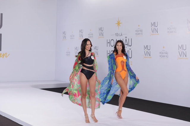 Loạt chân dài Next Top Model 'đọ' body bốc lửa với Hoa hậu chuyển giới trong phần bikini tại Hoa hậu Hoàn vũ Việt Nam - Ảnh 10.