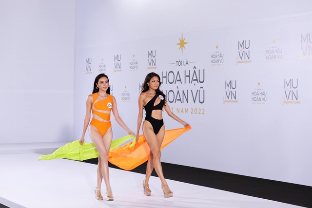 Loạt chân dài Next Top Model 'đọ' body bốc lửa với Hoa hậu chuyển giới trong phần bikini tại Hoa hậu Hoàn vũ Việt Nam - Ảnh 9.