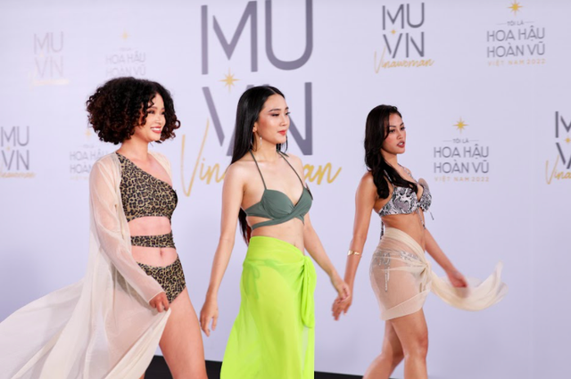 Loạt chân dài Next Top Model 'đọ' body bốc lửa với Hoa hậu chuyển giới trong phần bikini tại Hoa hậu Hoàn vũ Việt Nam - Ảnh 7.