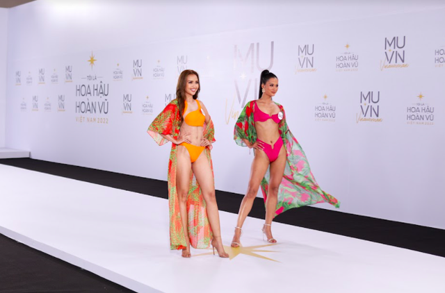 Loạt chân dài Next Top Model 'đọ' body bốc lửa với Hoa hậu chuyển giới trong phần bikini tại Hoa hậu Hoàn vũ Việt Nam - Ảnh 2.