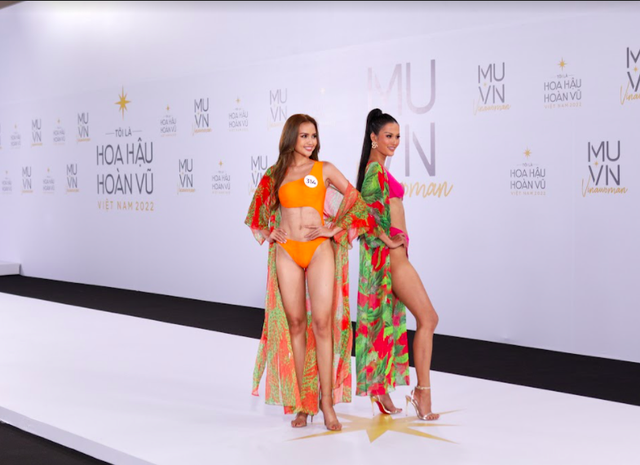 Loạt chân dài Next Top Model 'đọ' body bốc lửa với Hoa hậu chuyển giới trong phần bikini tại Hoa hậu Hoàn vũ Việt Nam - Ảnh 3.