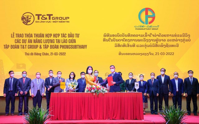 T&T Group hợp tác với tập đoàn hàng đầu của Lào, phát triển 2.500 MW điện tái tạo - Ảnh 1.