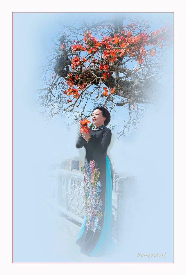 Nghệ sĩ Trà My, Thanh Thanh Hiền khoe sắc với hoa gạo - Ảnh 12.