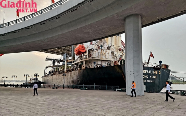 Hải Phòng: Cận cảnh nỗ lực giải cứu vụ tàu Hong Kong đâm va lan can cầu  - Ảnh 13.