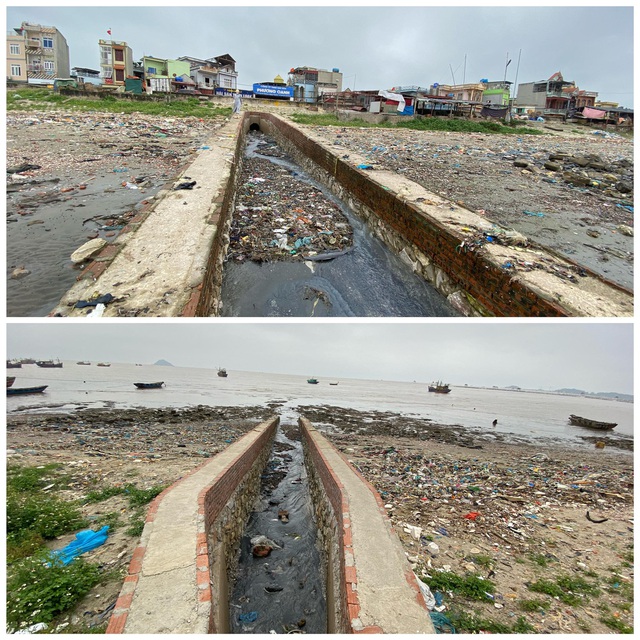 Thanh Hoá: Kinh hoàng cảnh tượng rác thải chất đống dọc bờ biển Ngư Lộc - Ảnh 3.