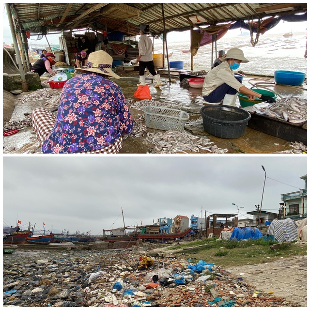 Thanh Hoá: Kinh hoàng cảnh tượng rác thải chất đống dọc bờ biển Ngư Lộc - Ảnh 6.