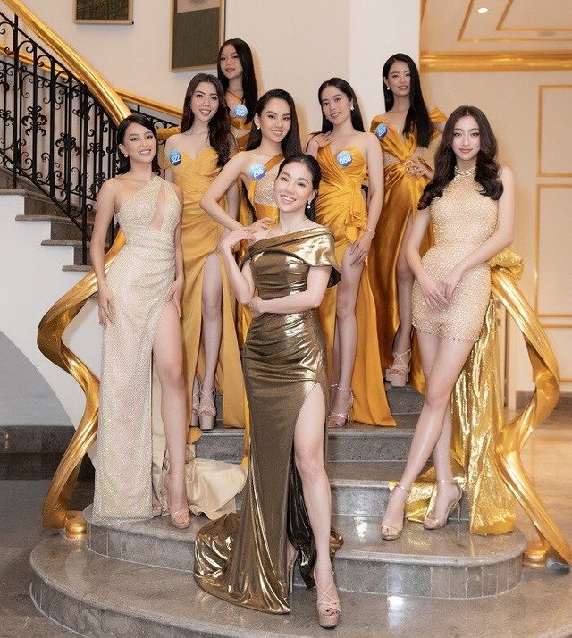 'Nhẵn mặt' các cuộc thi nhan sắc, Nam Em có hơn được 'đàn em' tươi trẻ của Miss World Vietnam 2022? - Ảnh 4.