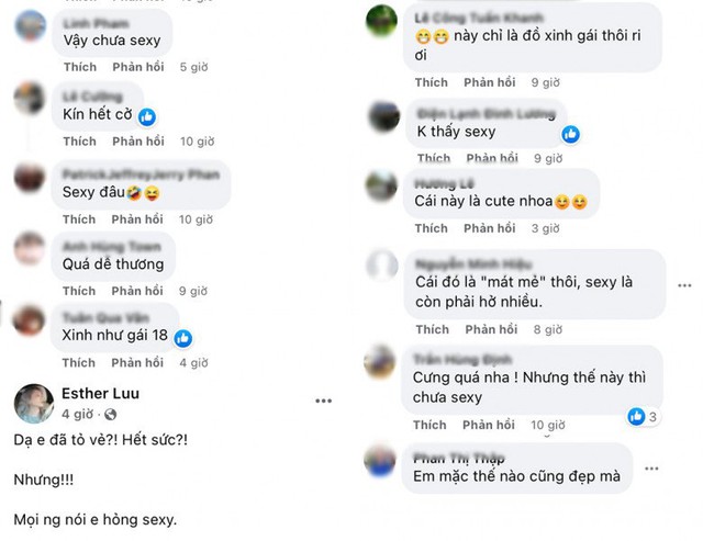 Đến cả chính chủ cũng phải phân trần rằng mình đã cố tỏ vẻ sexy nhưng lại nhận về cái kết "đắng". Đến cả chính chủ cũng phải phân trần rằng mình đã cố tỏ vẻ sexy nhưng lại nhận về cái kết "đắng".