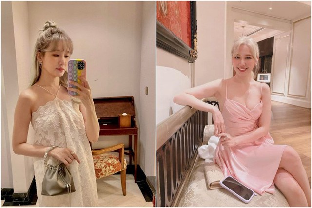 Và nếu muốn ăn diện sexy, phóng khoáng ở đời thường, Hari Won cũng chỉ dừng lại ở những mẫu đầm dây điệu đà: lúc thì dáng yếm, lúc xẻ ngực sâu... Song nhìn chung thì so với hội mỹ nhân Vbiz chăm ăn mặc cắt xẻ tưng bừng, Hari Won là một trong số hiếm những quý cô không khoe da thịt mà vẫn đẹp hút mắt. Và nếu muốn ăn diện sexy, phóng khoáng ở đời thường, Hari Won cũng chỉ dừng lại ở những mẫu đầm dây điệu đà: lúc thì dáng yếm, lúc xẻ ngực sâu... Song nhìn chung thì so với hội mỹ nhân Vbiz chăm ăn mặc cắt xẻ tưng bừng, Hari Won là một trong số hiếm những quý cô không khoe da thịt mà vẫn đẹp hút mắt.