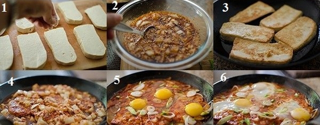 Món đậu phụ rán trứng thơm ngon thần thánh kiểu Hàn Quốc - Ảnh 1.