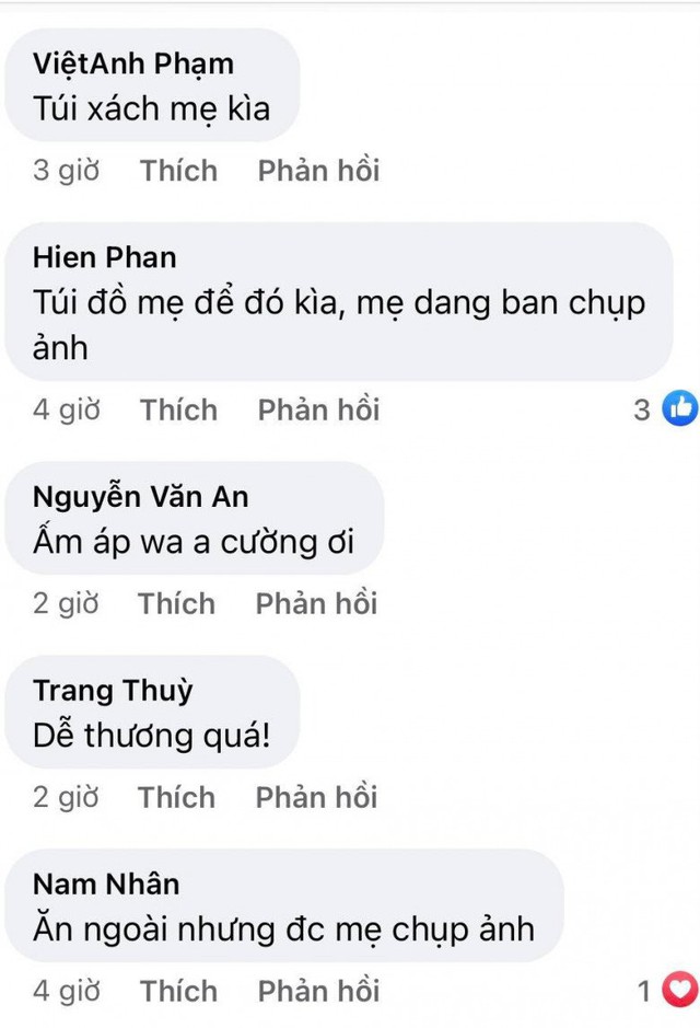 Vợ vắng nh&agrave;, Cường Đ&ocirc;la khoe đưa 2 con đ&aacute;nh lẻ ăn ngo&agrave;i, tr&ecirc;n b&agrave;n c&oacute; chiếc t&uacute;i nữ khả nghi - Ảnh 4.