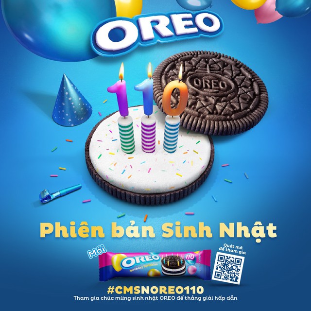 OREO – Thương hiệu bánh quy nổi tiếng thế giới đánh dấu Sinh nhật lần thứ 110 với chương trình thổi nến ảo vui nhộn - Ảnh 2.