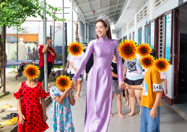 Hoa hậu Khánh Vân thực hiện lời hứa đặc biệt dành tặng các em nhỏ OBV nhân 1/6 - Ảnh 3.