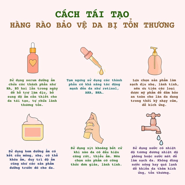 Cách chăm sóc khi hàng rào bảo vệ da bị tổn thương - Ảnh 2.