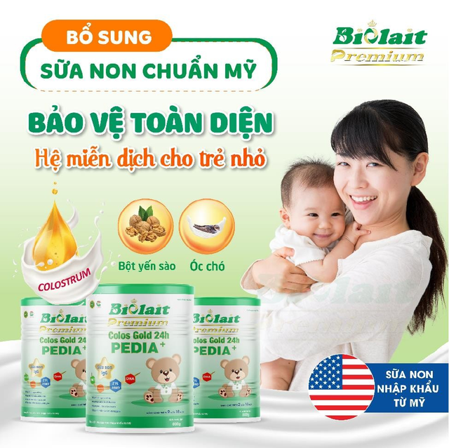 Biolait Premium Colos Gold 24H PEDIA +: Sản phẩm dinh dưỡng được nhiều mẹ Việt tin dùng - Ảnh 2.