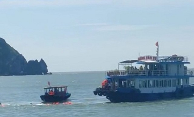 Hai tàu va chạm trên vịnh Lan Hạ, nữ du khách đi du lịch Cát Bà tử vong  - Ảnh 1.
