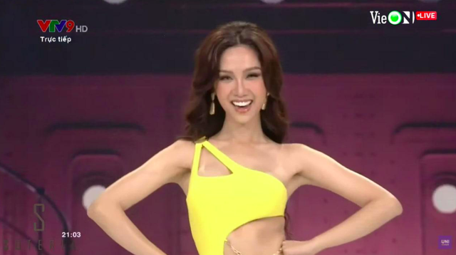 Top 41 Hoa hậu Hoàn vũ Việt Nam 2022 'đốt cháy' sân khấu với phần thi áo tắm - Ảnh 13.