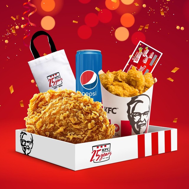 KFC kỷ niệm 25 năm có mặt tại Việt Nam với chuỗi ưu đãi hấp dẫn - Ảnh 2.