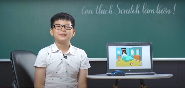 Học sinh hào hứng sáng tạo các sản phẩm lập trình chủ đề ngày Gia đình Việt Nam - Ảnh 2.