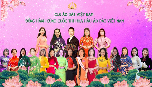 Thí sinh thi Hoa hậu Áo dài Việt Nam được CLB áo dài thiết kế trang phục
 - Ảnh 1.