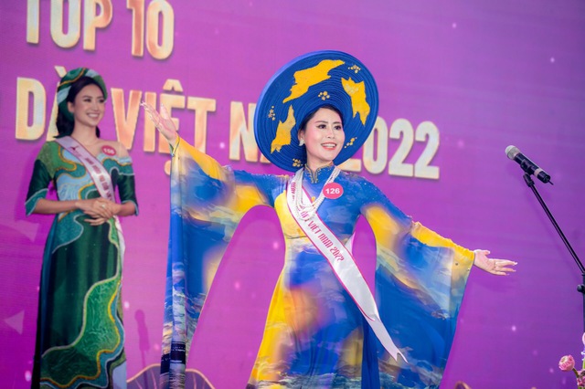 Hành trình truyền cảm hứng của Người đẹp nhân ái Hoa hậu Áo dài Việt Nam 2022
 - Ảnh 7.
