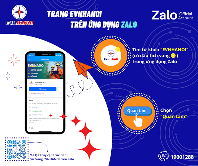 Hà Nội: Khách hàng nhận thông báo tiền điện và thanh toán qua Zalo - Ảnh 2.