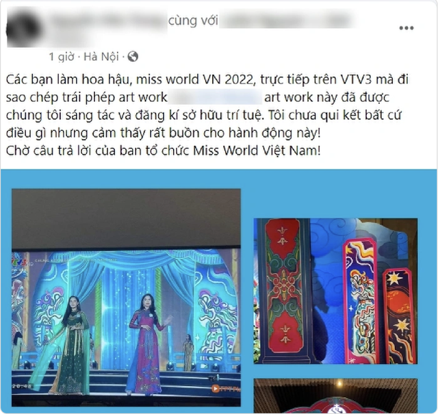 Chung kết Miss World Vietnam 2022 bị tố đạo nhái thiết kế sân khấu - Ảnh 2.