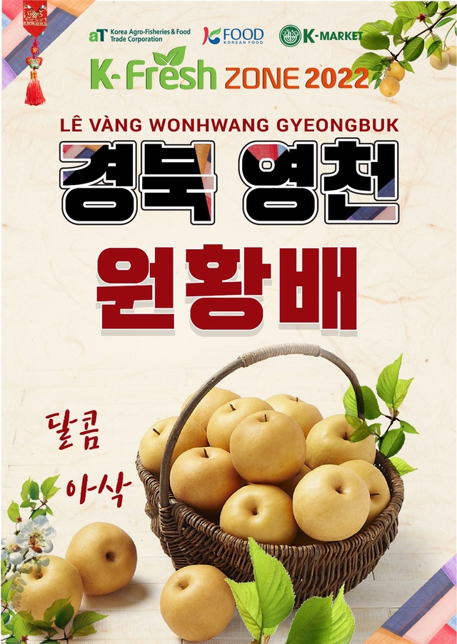 Bảo vệ sức khỏe gia đình mùa dịch bệnh với trái lê Hàn Quốc - Ảnh 1.