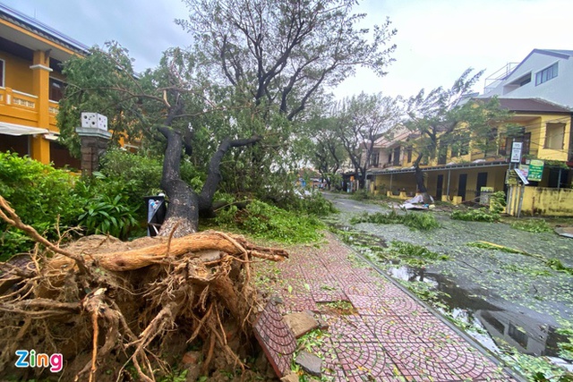 Hình ảnh Hội An, Đà Nẵng tan hoang khi bão Noru đổ bộ - Ảnh 4.