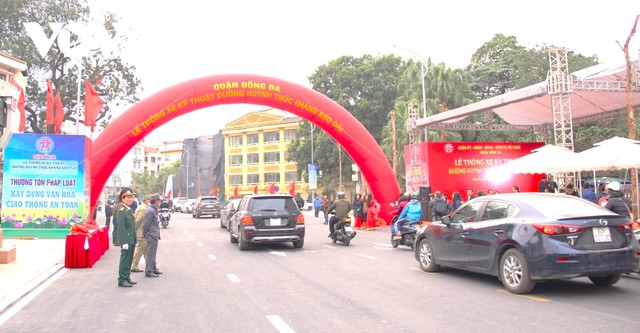 Hà Nội chính thức thông xe dự án đường Huỳnh Thúc Kháng kéo dài - Ảnh 2.