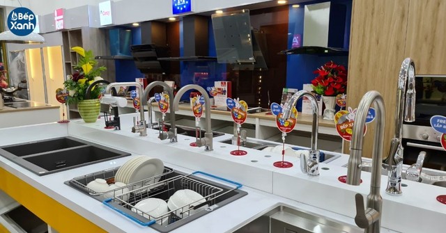 Showroom Bếp Xanh Quận 7 cung cấp tổng thể thiết bị nhà bếp, thiết bị vệ sinh - Ảnh 3.